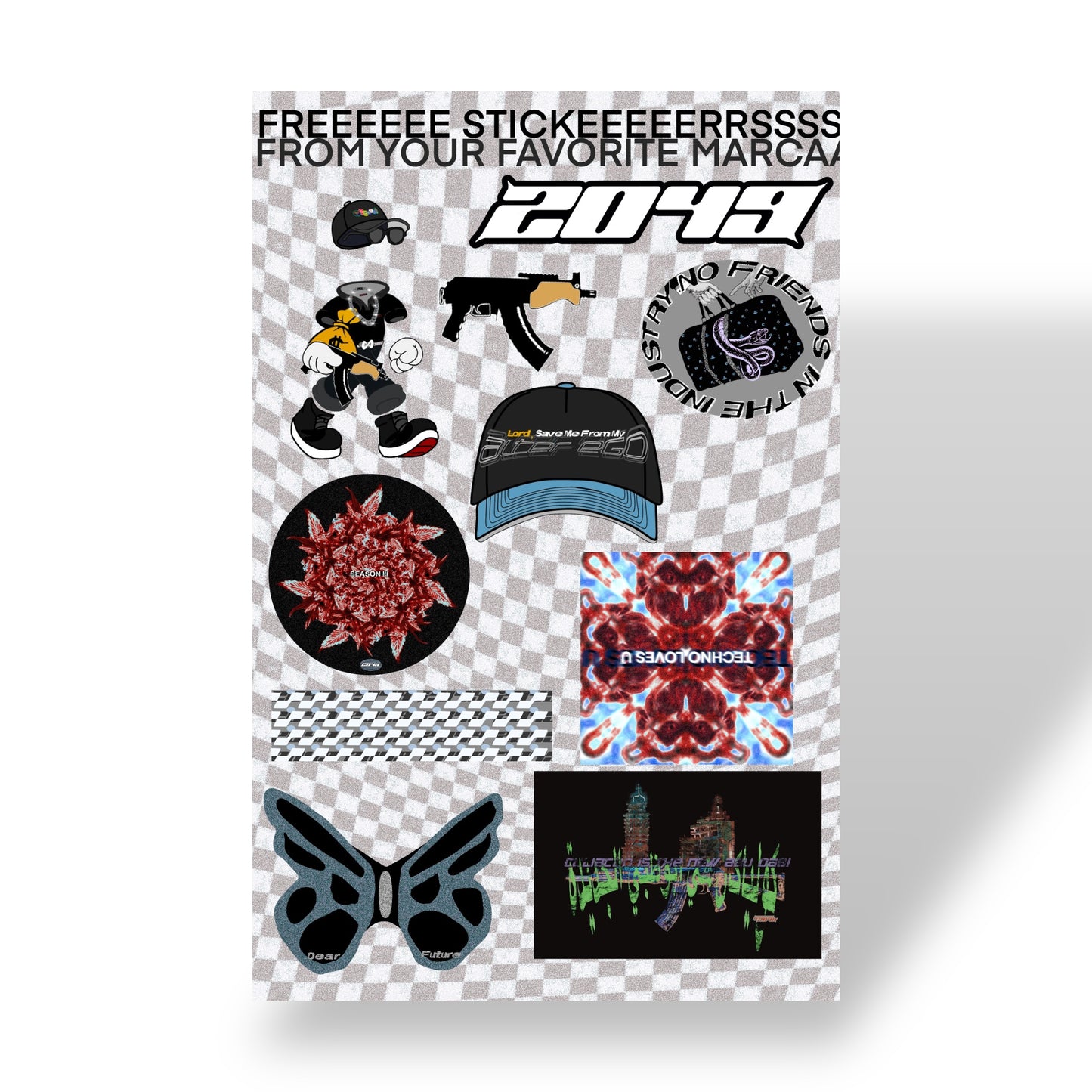 GORRA GLITCH ©️PINK (1/1) MUJER