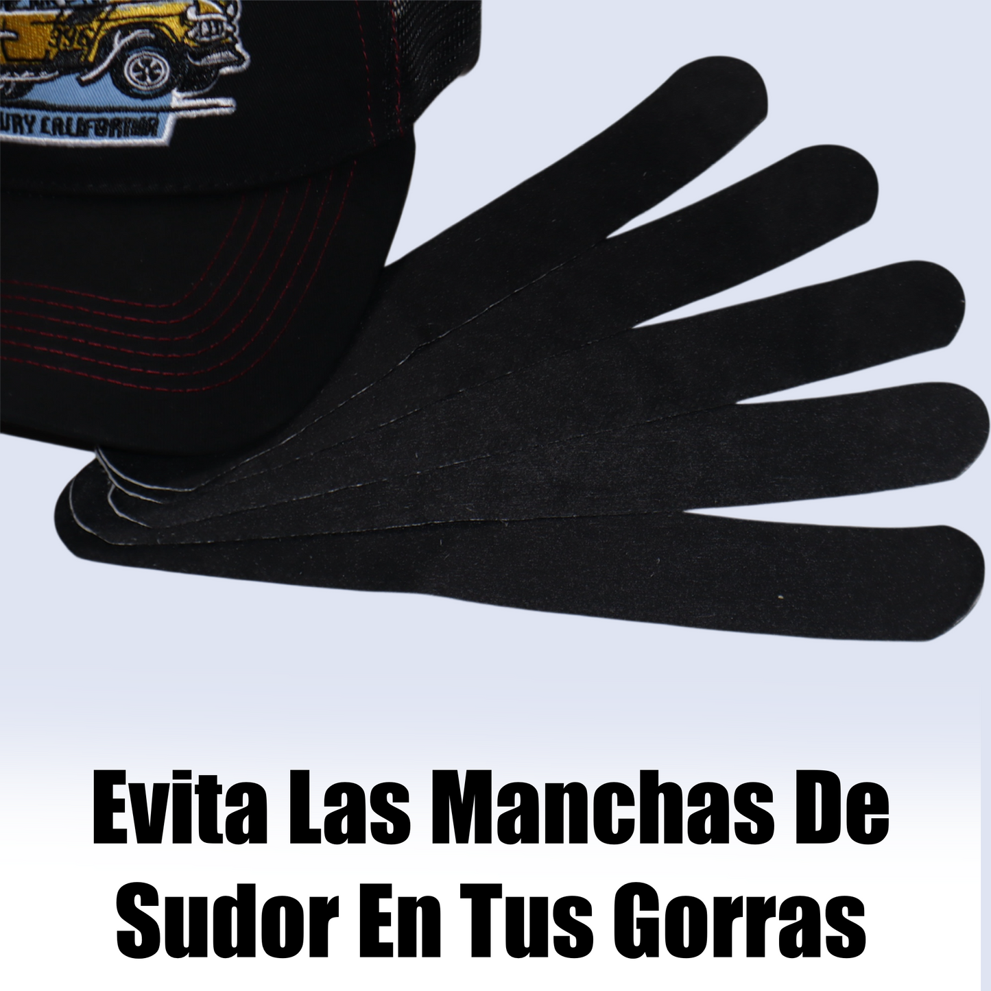 PARCHES ANTI SUDOR PARA GORRAS (120 piezas)
