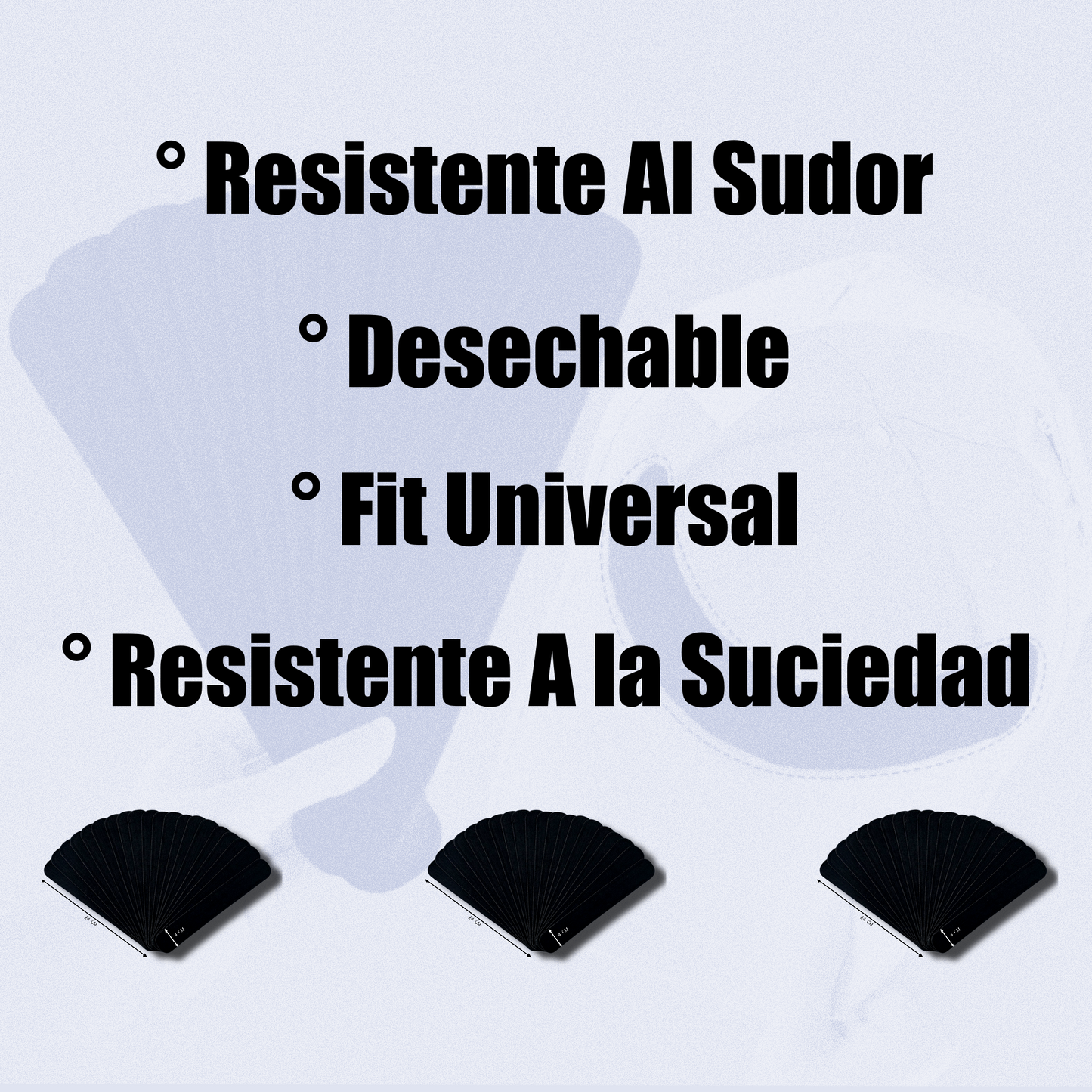 PARCHES ANTI SUDOR PARA GORRAS (120 piezas)